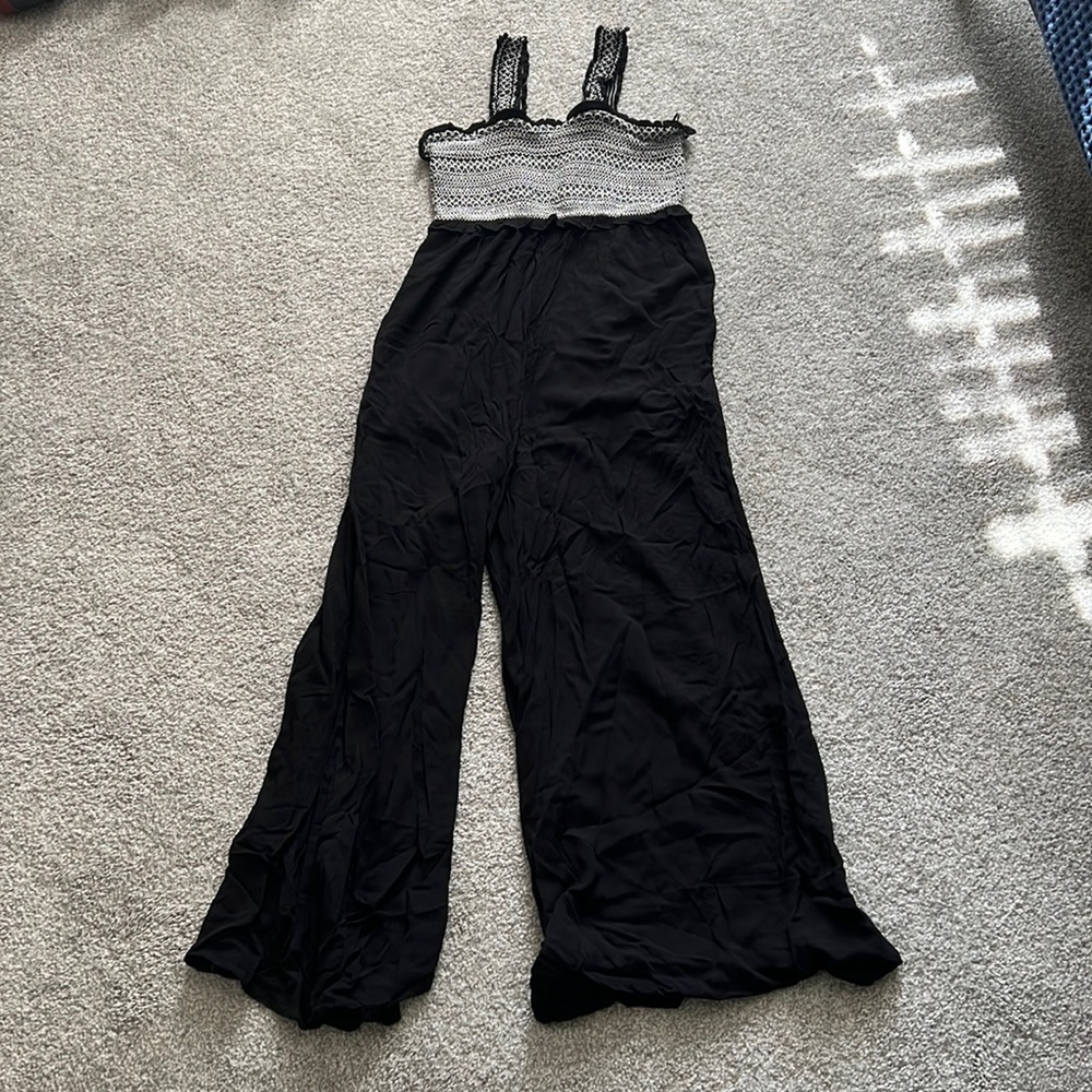 Francescas black and white jumpsuit